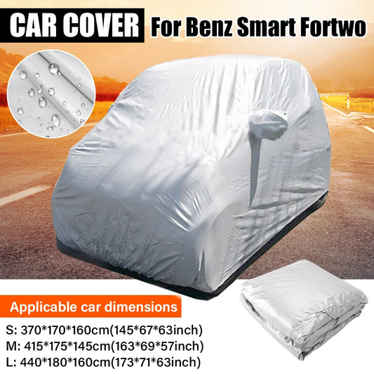 Car Cover Sun UV Protection Car Body Sun Rain Dustproof Waterproof Cover S/M/L/XL/XXL Car Covers Smart Outdoor Full Universal