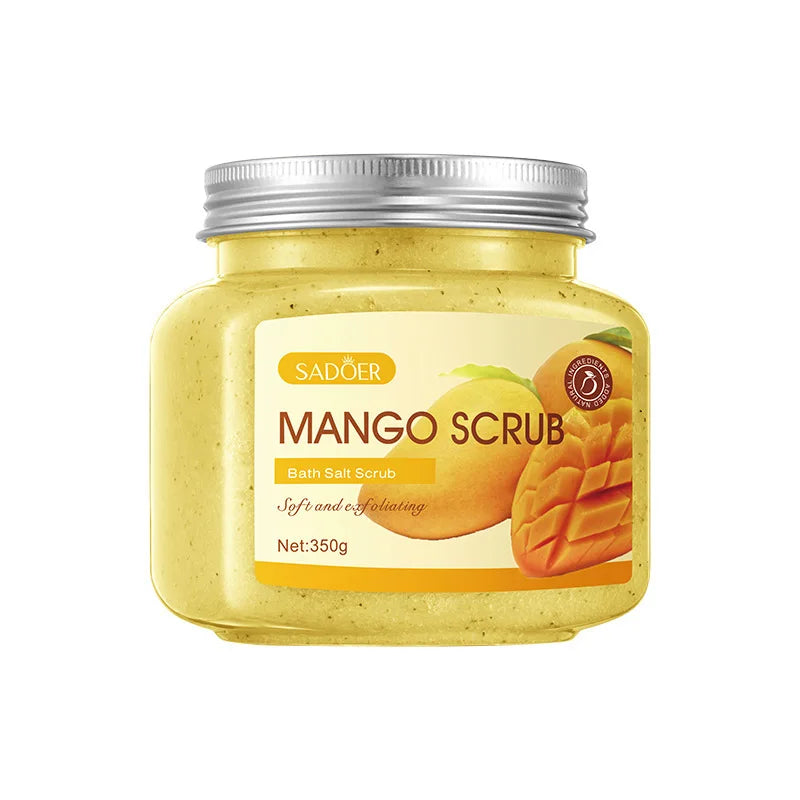 Body Scrub Face Collagen Body Wash SADOER Exfoliating Fruit Bath Salt Scrub Moisturizing Gentle Smooth Skin Refresh Cleaning Hot Halalzen
