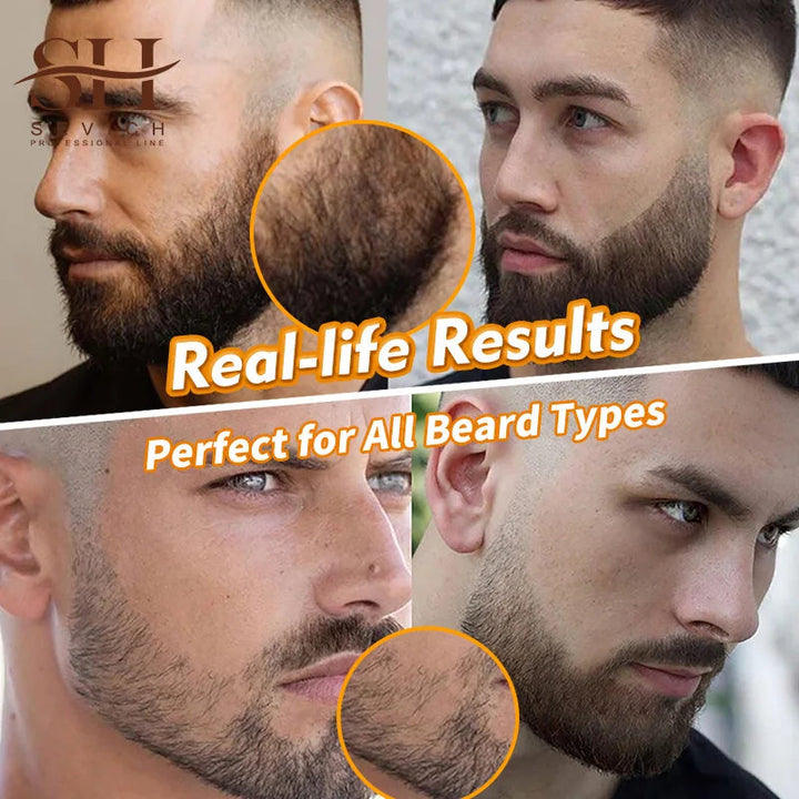 Men Beard Filling Pen Kit Mustache Styling Salon Repair Tool Brush Cosmetics Disposable Beard Color Enhancer Pencil Beard Care HALALZEN