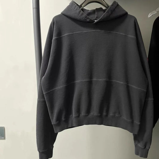 Winter CAVEMPT Hoodies Fashion Street Flower Letter Logo Print Black Hoody Oversized Casual Loose Men Women Hooded Sweatshirts