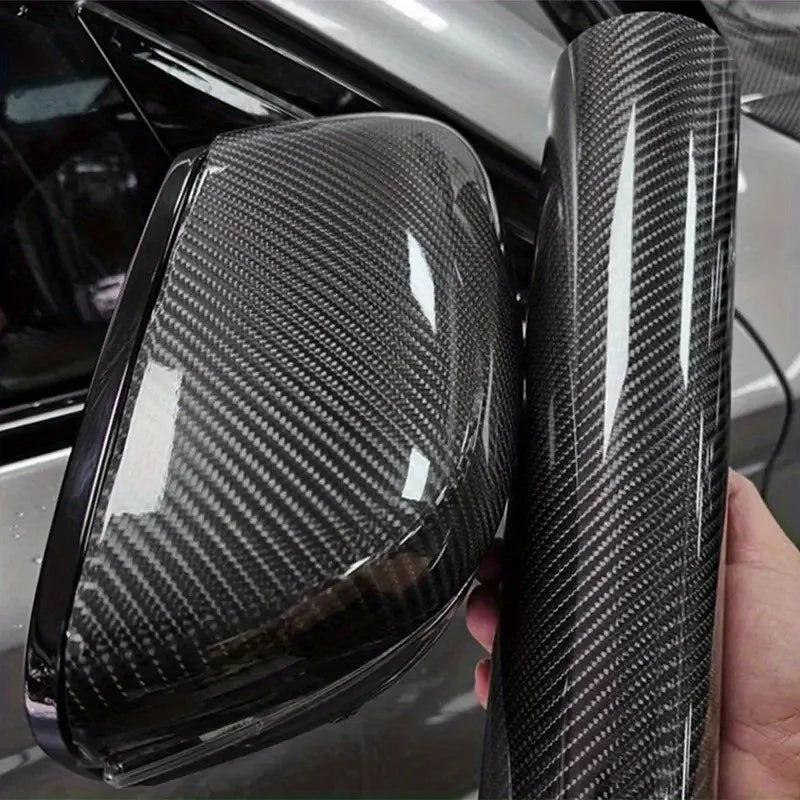 Carbon Fiber Vinyl Car Body Wrap Matte Accessories Glossy Black Sticker 3D 4D 5D 6D Auto Foil Cover Motorcycle Decoration Film
