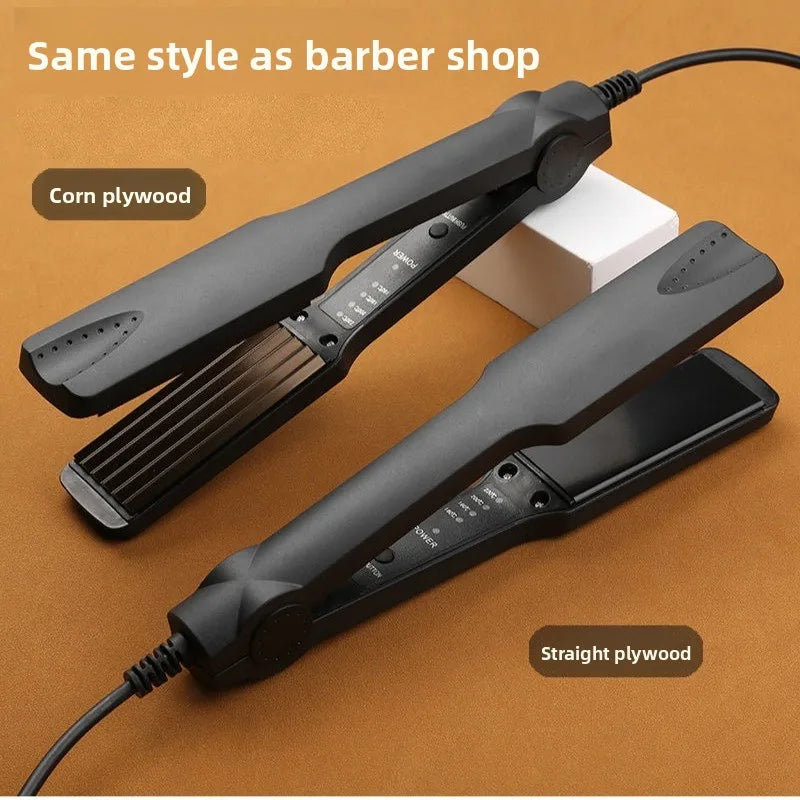 Hair Crimper Curler Ceramic Tourmaline Corrugated Curling Iron Fast Heat Up Adjustable Temperature for Waves Volume Salon Use Halalzen