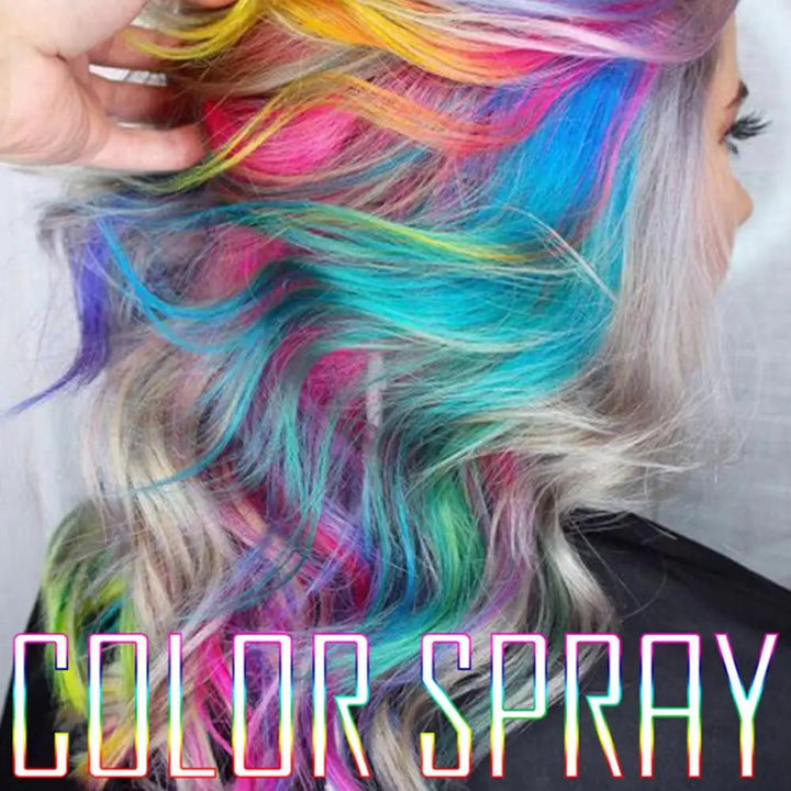 Hot Hair Dyeing Spray Plant Bubble Hair Dye Purple Mild Bleach-free Cosplay Parties Quick Disposable Hair Color Fashion Beauty