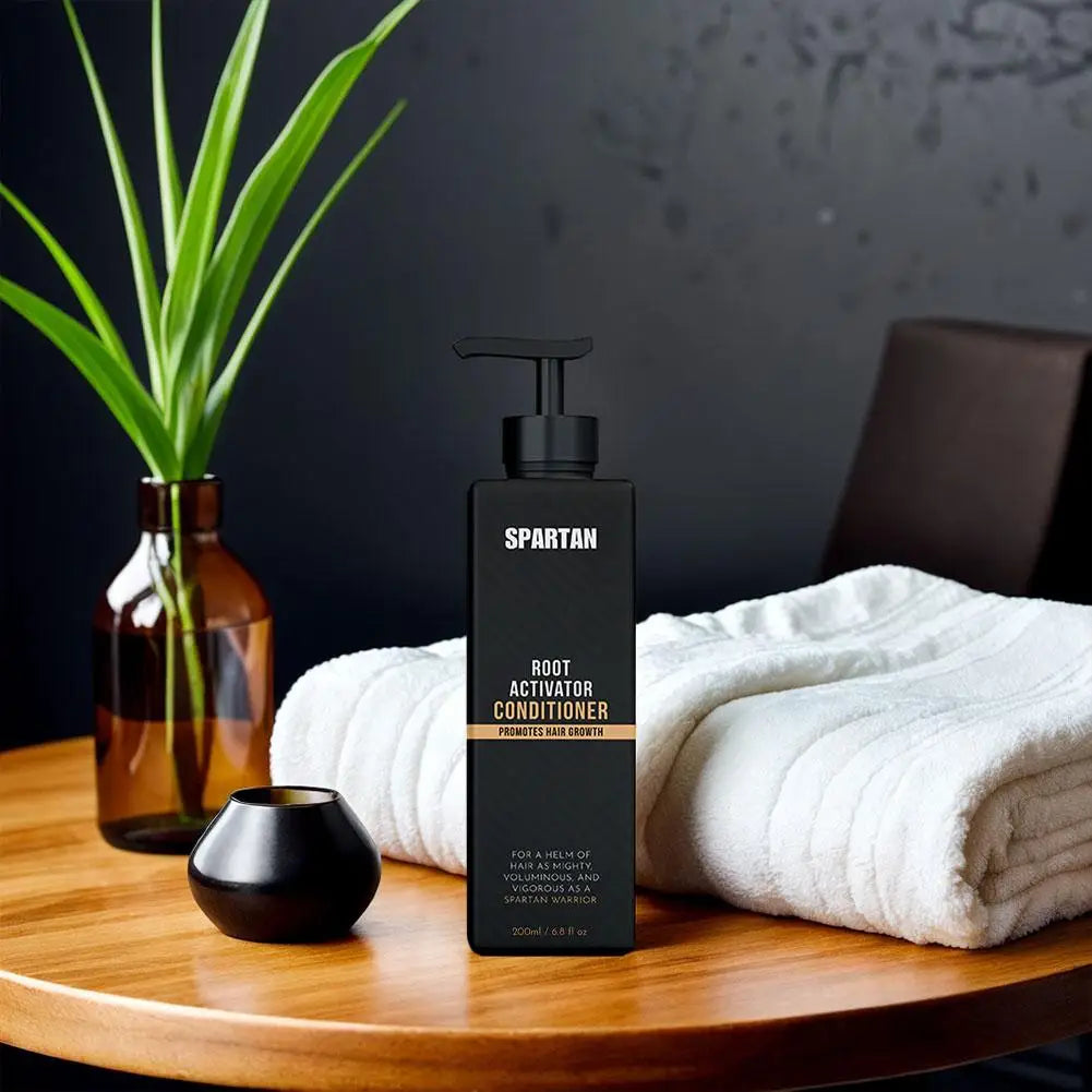 SPARTAN Strengthen Hair Growth Shampoo Improves hair's strength and elasticity strengthens roots Smoothing Hair Care Halalzen