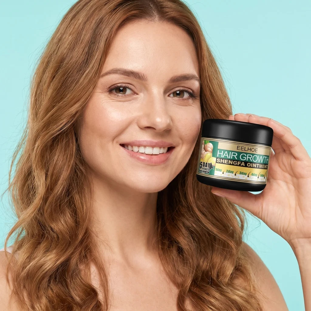 Ginger Hair Growth Ointment Activate Hair Follicles Reduce Hair Loss Boost Thicker Hair Improve Sparse Thin Hair Care Cream