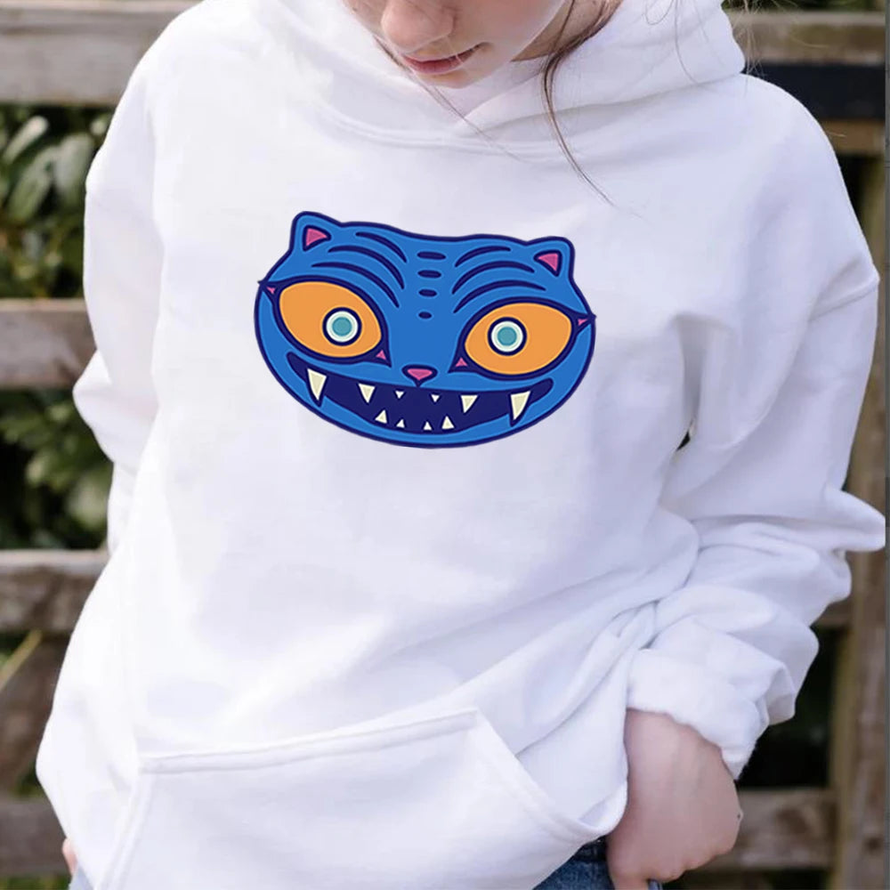 Derpy Hoodie Derpy Tiger Zoey Sweatshirt KPop Hoodied Demon Hunters Tee DKPDH Tiger Pullover Women Long Sleeves Hoodies