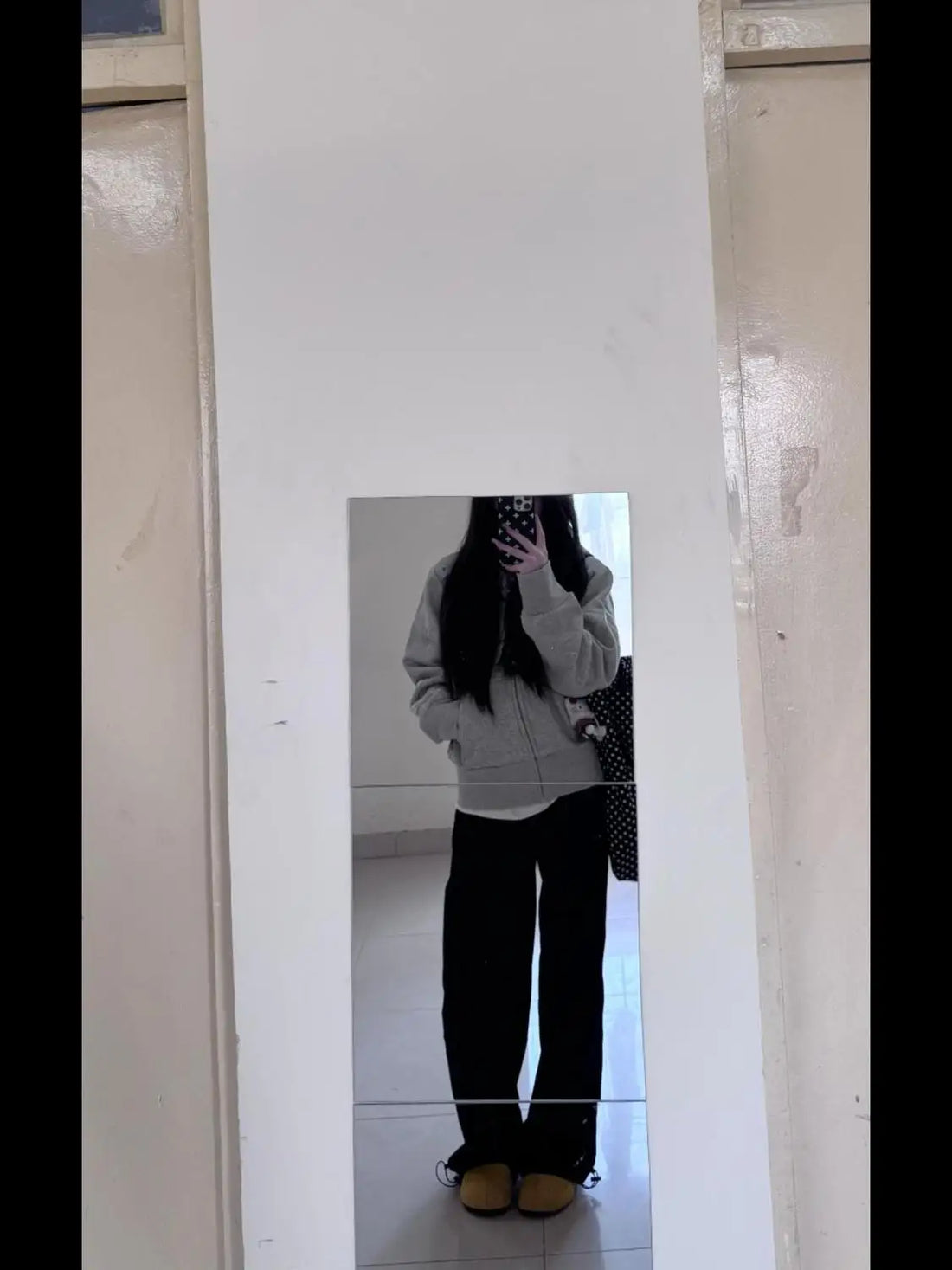 Korean Cute Bear Hoodie Women - Foam Print Hooded Sweatshirt, Y2K Oversized Open Front Jacket, Ins Fashion Winter Coat, Casual L