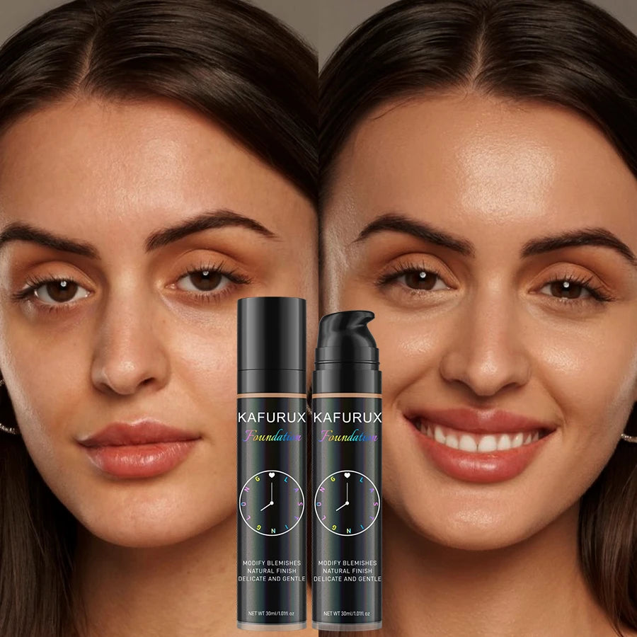 8 Colors Shade Full Coverage Concealer Liquid Foundation Korean Makeup High Coverage Base Cosmetic Cushion Foundation Cream Gift