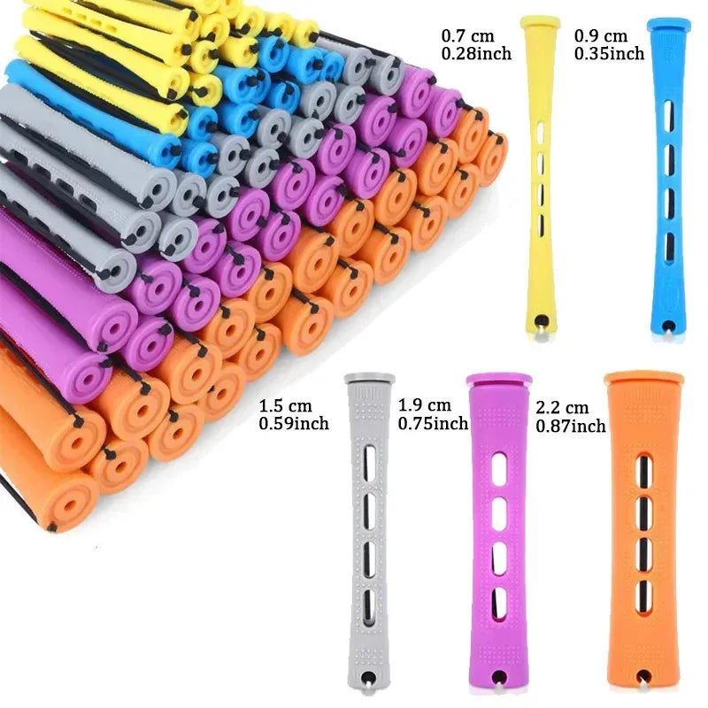 20-Piece Plastic Curling Iron Set – Hair Styling Tools for Salon or Home Use Halalzen