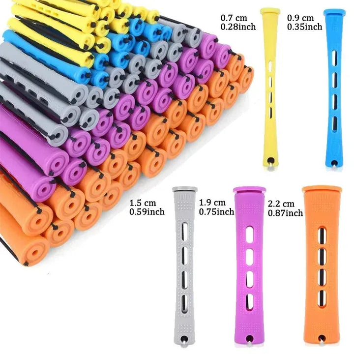 20-Piece Plastic Curling Iron Set – Hair Styling Tools for Salon or Home Use Halalzen