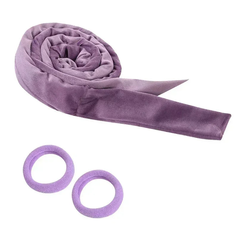 Heatless Curling Rod Headband No Heat Hair Curlers Ribbon Lazy Hair Rollers Silk Curls Sleeping Soft Headband Hair Styling Tools Halalzen