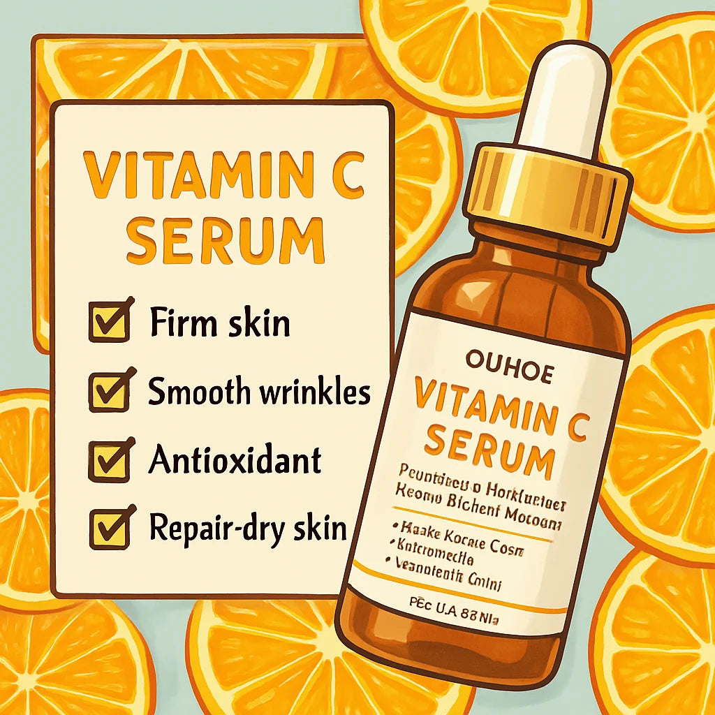 Vitamin C Face Serum – ᴀɴᴛɪ-ᴀɢɪɴɢ ᴀɴᴛɪ-ᴡʀɪɴᴋʟᴇ Serum for Lifting, Firming & Brightening Halalzen