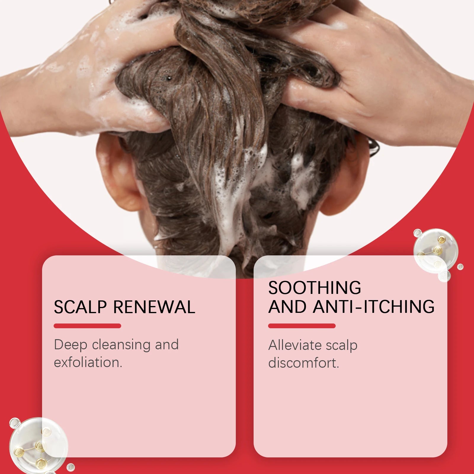 Hoegoa 150g Scalp Scrub Shampoo Oil Control Cleaning Scalp Treatment Dandruff Remove Dryness Hair Smoothing Nourishing Hiar Care