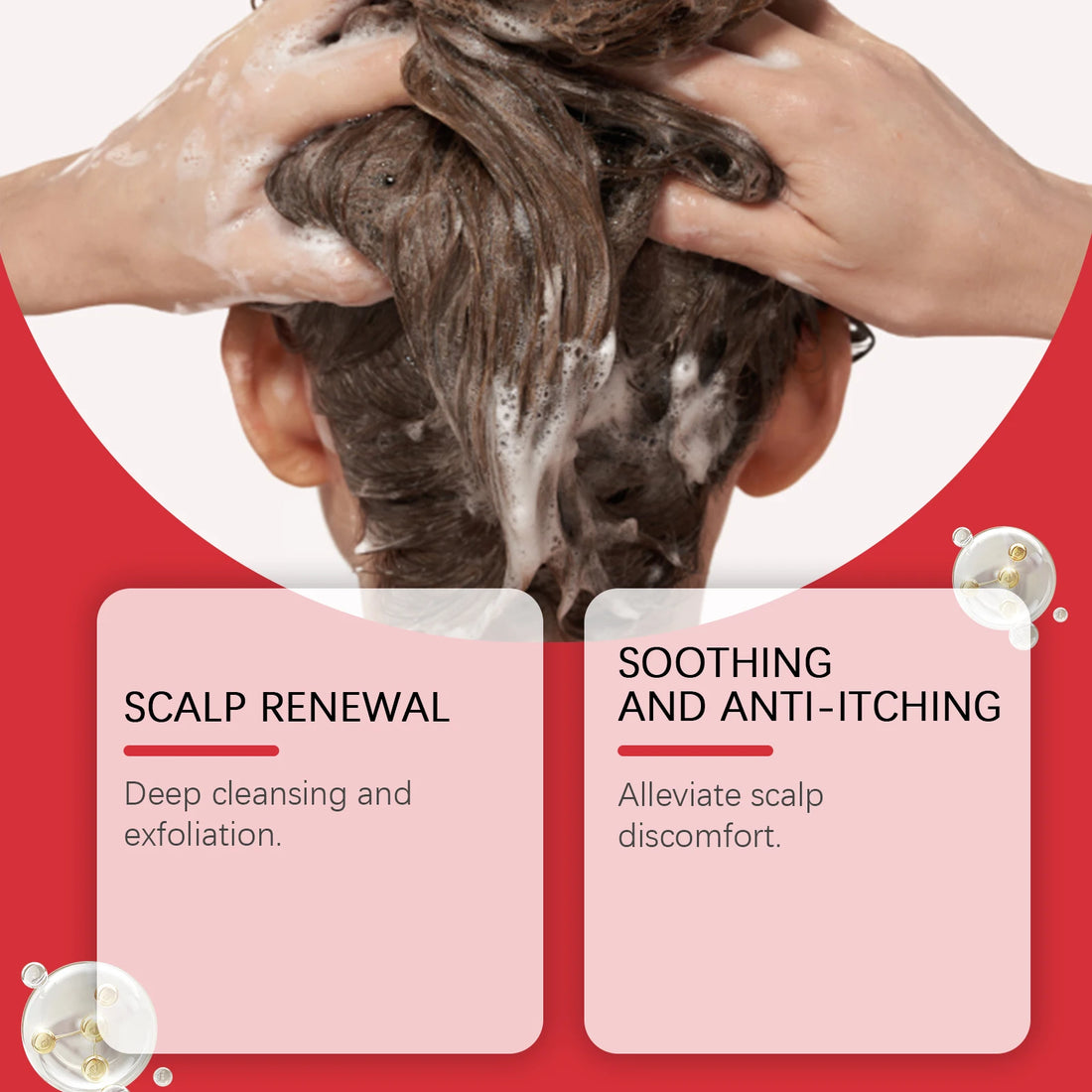 Hoegoa 150g Scalp Scrub Shampoo Oil Control Cleaning Scalp Treatment Dandruff Remove Dryness Hair Smoothing Nourishing Hiar Care