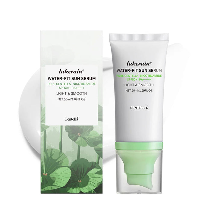 Sunscreen SPF 50 Centella Asiatica No Sticky Refreshing Sunscreen 50ml Sunscreen Essence for Dry Oily Sensitive Skincare Halalzen