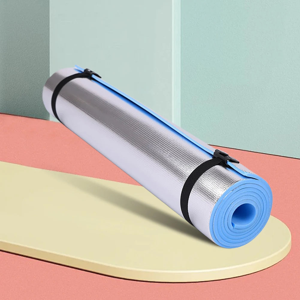 Waterproof Yoga Mat Moisture-proof Yoga Mat Thickened Aluminum Membrane Exercise Mat Multifunction for Camping Picnic