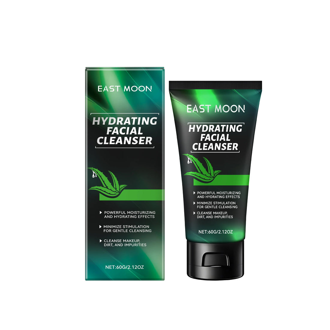 Gentle Hydrating Facial Cleanser Oil Control & Non-Tightening Improve Rough Dry Moisturizing Foam Wash Man Skin Care  Freshing Halalzen