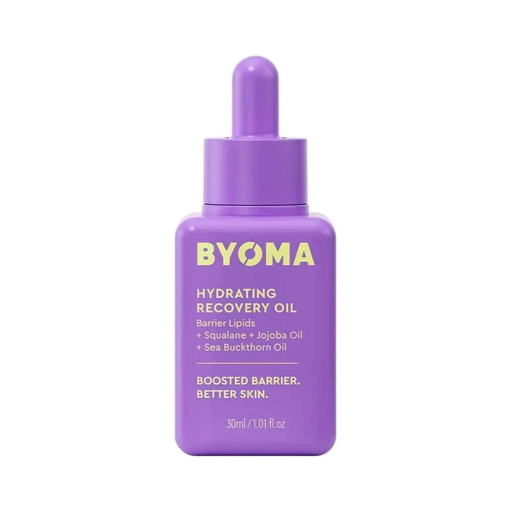 BYOMA Boosted Barrier Hydrating Recovery Oil Hydrating Serum Moisturizing Gel Cream Phyto Mucin Glow Serum Luxury Face Oil Set Halalzen