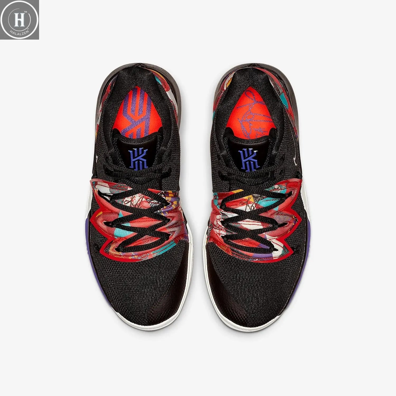 Nike Genuine Kyrie 5 GS Women's Big Kids Mid-Top Basketball Shoes AQ2456-010 HALALZEN