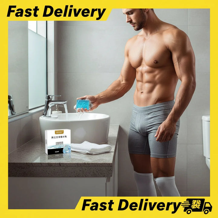 1/2/3PCS Men's Cologne Perfume Soap Face Wash Bath Body Soap Essential Oil Handmade Soap Long-lasting Oil Control Perfume Soaps