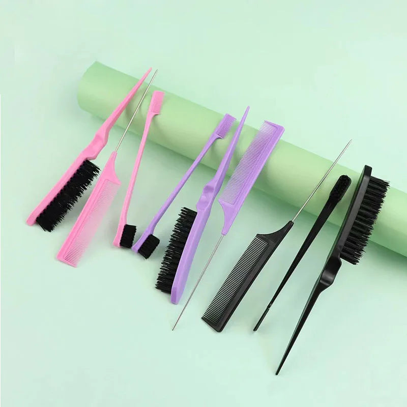 New Rat Tail Comb Salon Hairdressing Hair Styling Portable Comb Hair Brush Barber Accessories SZI11