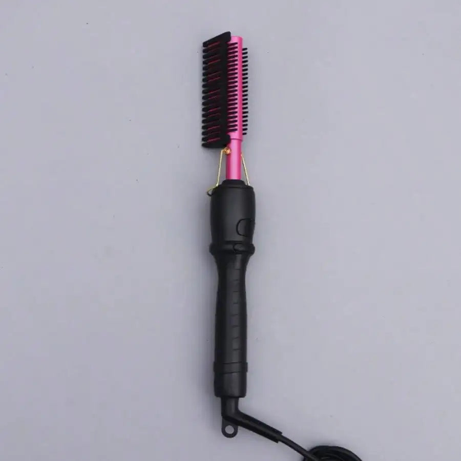 2-in-1 Wet & Dry Volumizing Curling Iron — Electric Curling & Straightening Comb | Ideal Gift for Men & Women | A Unique Present