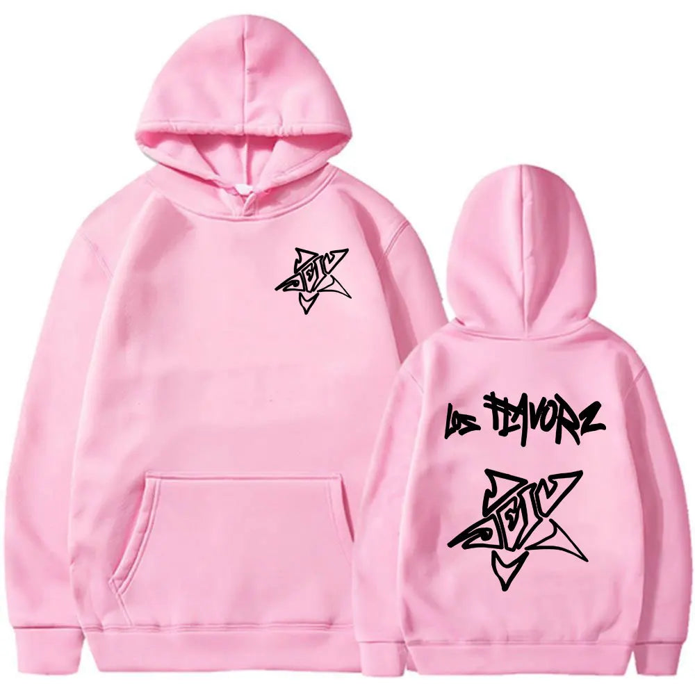 Rapper Dei V Los Flavorz 2025 Album Hoodies Men Women Clothing Fashion Harajuku Long Sleeve Sweatshirt Oversized Pullovers Hoody
