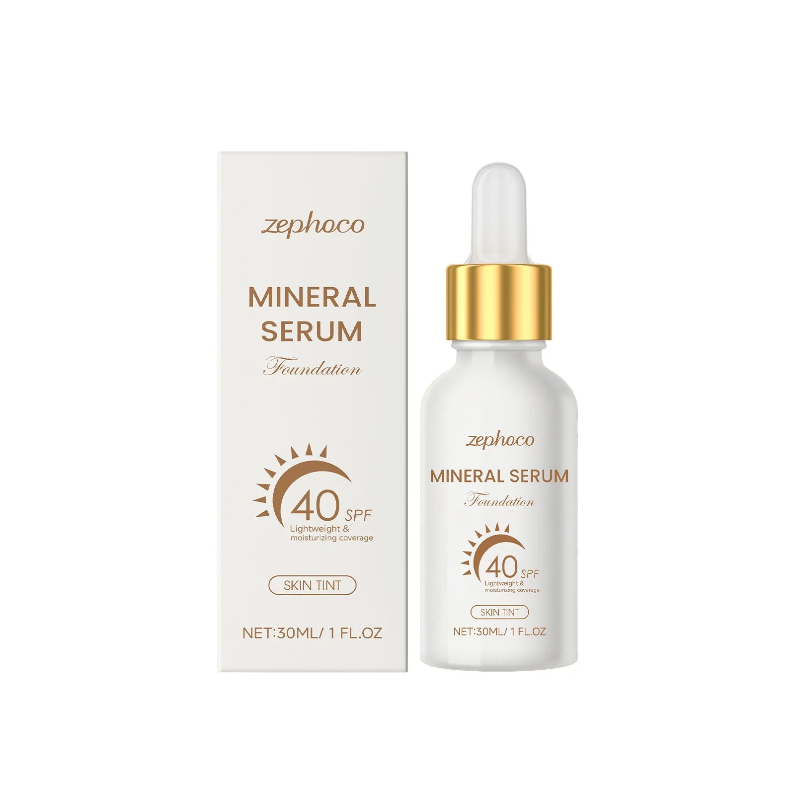 SPF 40 Sunscreen Liquid Foundation Isolation Cream Correct Skin Tone Reduce Dullness Conceal Pores Long Lasting Natural Face Halalzen