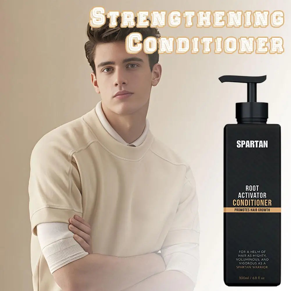 SPARTAN Strengthen Hair Growth Shampoo Improves hair's strength and elasticity strengthens roots Smoothing Hair Care Halalzen