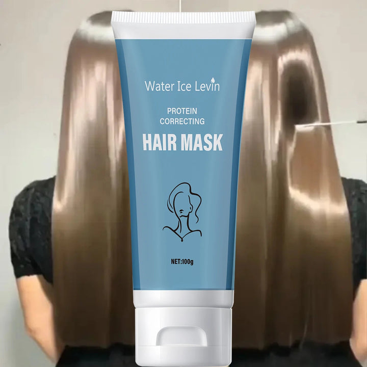Keratin Hair Mask, Moisturizes and Moisturizes Hair, Smoothes Straight Hair, Softens Damaged and Frizzy Hair, Makes Moisturizes and Smoothes Hair, Suitable for All Hair Types Halalzen