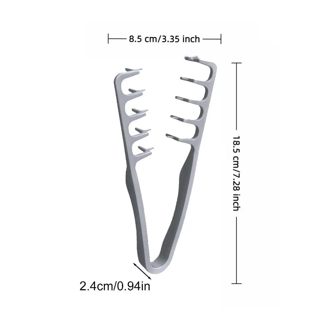 Texture Styling Comb for Men, Wide Tooth Comb, Volume Curling Comb, Natural Wave Hair Brush, Ergonomic Sewn-In Cap Small Horse C