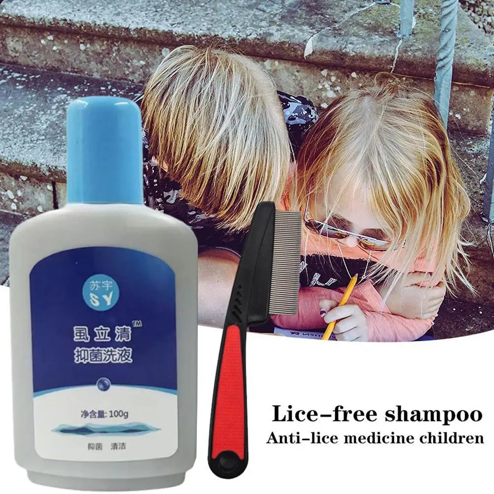 100ML Anti lice shampoo set Nourishing Soft Fluffy Repair Roots kids Promotes Dense Growth Strengthens Hair Care 1set 2026