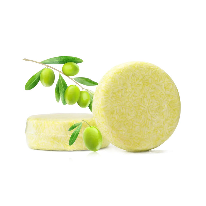 60g Olive Essence Oil Hair Care Cleaning Solid Pure Element Shampoo Soap For Men And Women Fluffy Shampoo Soap Halalzen