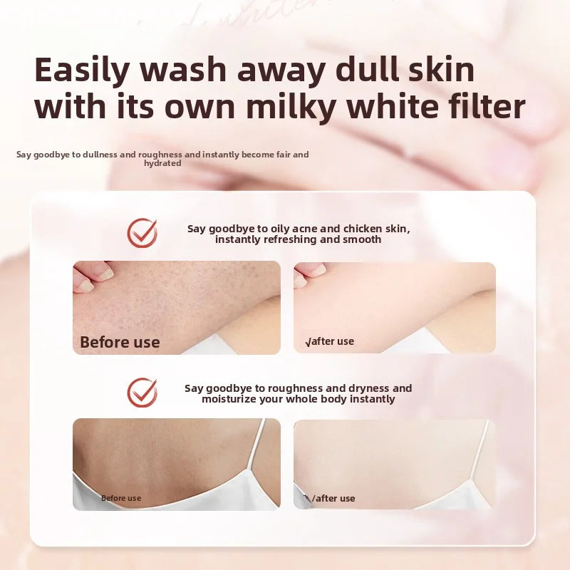 OHBT 500ml Pomegranate Salicylic Acid Shower Gel, Gentle Cleansing Nourish Body Wash, Fragrance Moisturizing Bath Lotion Gel Halalzen