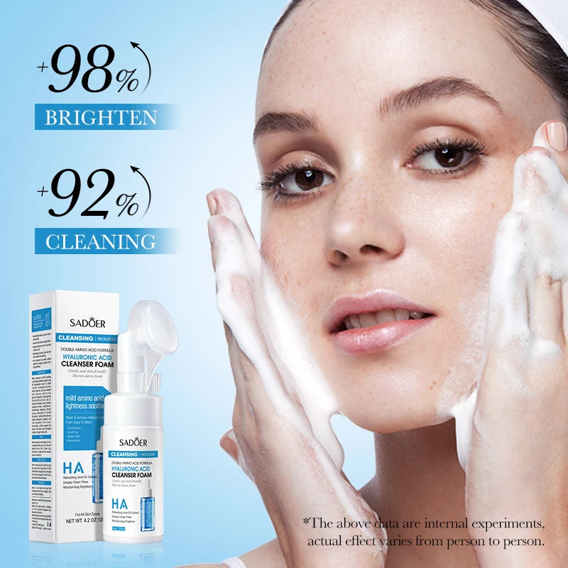 1/2PCS Amino Acid Facial Cleanser Face Wash Foam Face Massasge Facial Hydrating Moisturizing Skin Products Mossee Cleansing Care