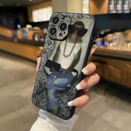 Monkey Pattern Phone Case, Anti-drop Soft Phone Case Protector Cover Compatible with IPhone 16 Pro Max 15 Pro 14Plus 13 12 11