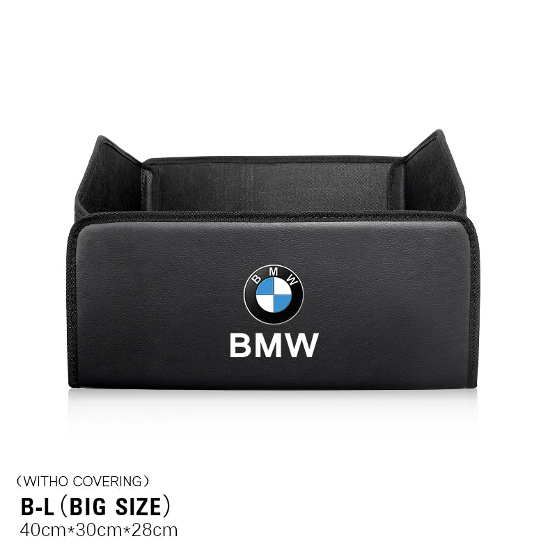 Car Trunk Storage Box High-capacity Leather Organizer Case For BMW E46 E90 E60 F30 F10 E39 E36 F20 G20 G30 E92 E87 E91 X5 E70 X3