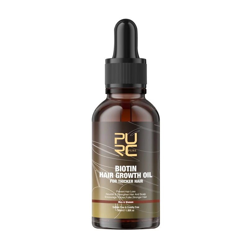 PURC Smoothing Hair Scalp Treatment Hair Shampoo Biotin Hair Oil and Conditioner Set for Men Women Hair Care Halalzen