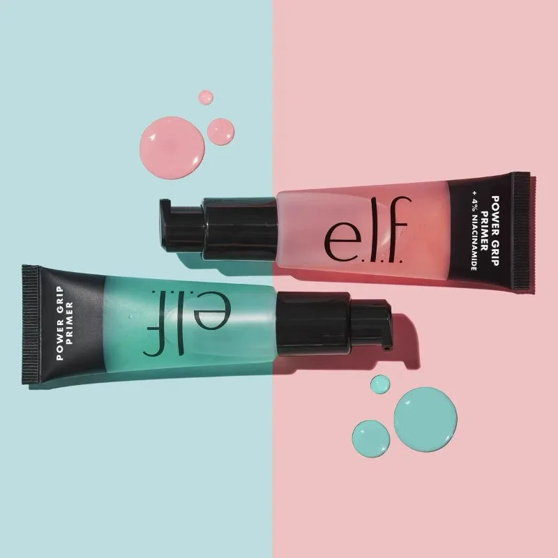 Hot Elf Multi-effect Green Pink Primer Essence Brightening Moisturizing Gel Essence Setting Spray Liquid Foundation Cosmetics
