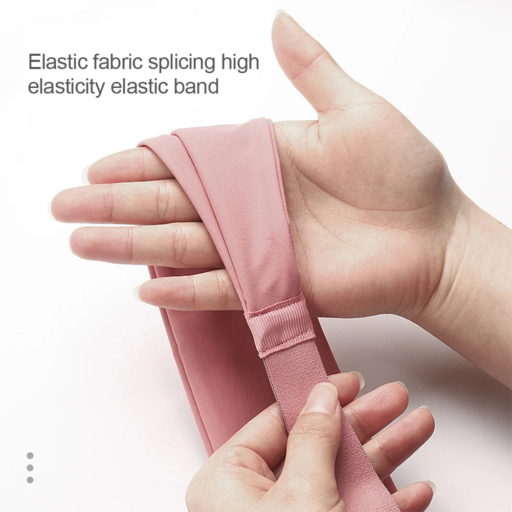 Elastic Sports Headbands Sweat Absorption Headdress Quick Dry Workout Headband Anti-slip Breathable Sweatbands for Yoga Running