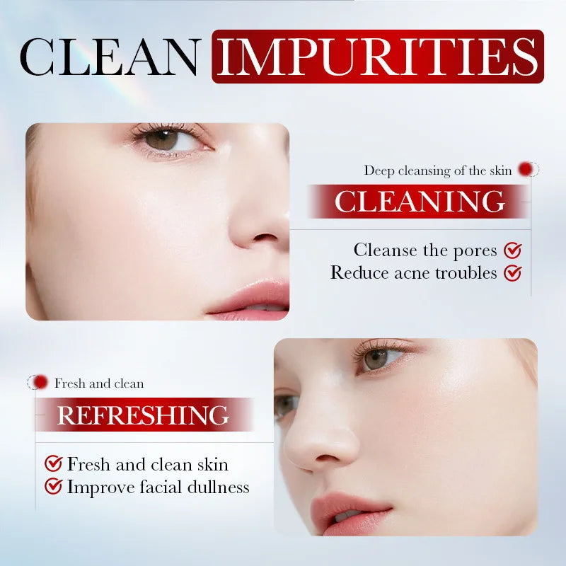 SADOER Kojic Acid Whitening Facial Cleanser Mousse Face Moisturizing Deep Cleansing Anti-aging Face Wash Foam Facial Cleanser Halalzen