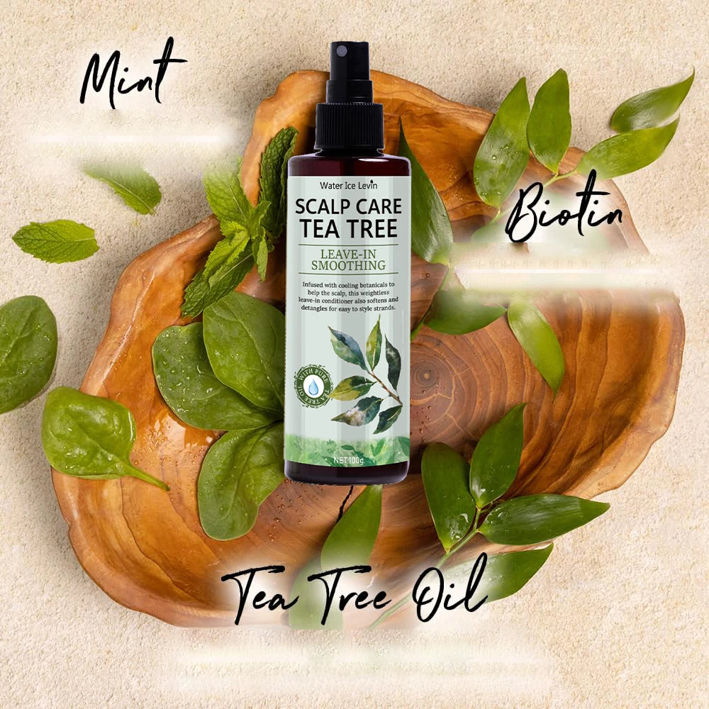 Tea Tree Essential Oil, Deeply Moisturizes Dry and Frizzy Hair, Suitable for Facial, Body, Light Beige Care and Nails, Ideal Choice for All Seasons Halalzen