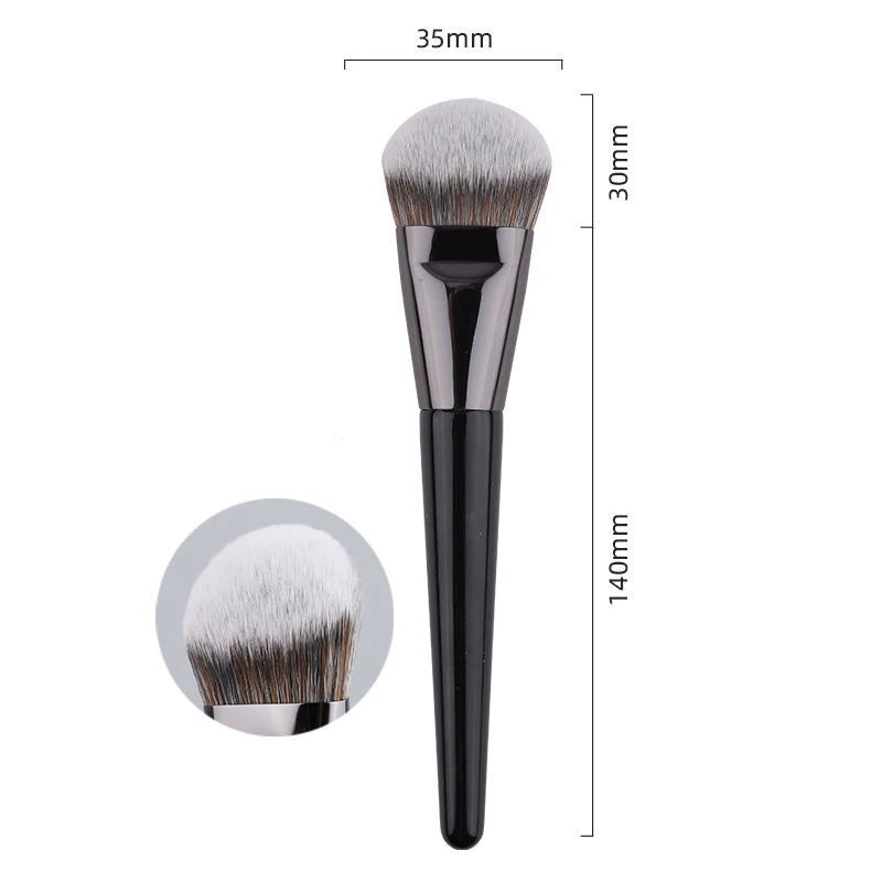 LOYBJ Professional Foundation Brush 47 Broom Head Liquid Foundation Shadow Concealer Brushes Women Face Base Makeup Beauty Tools Halalzen