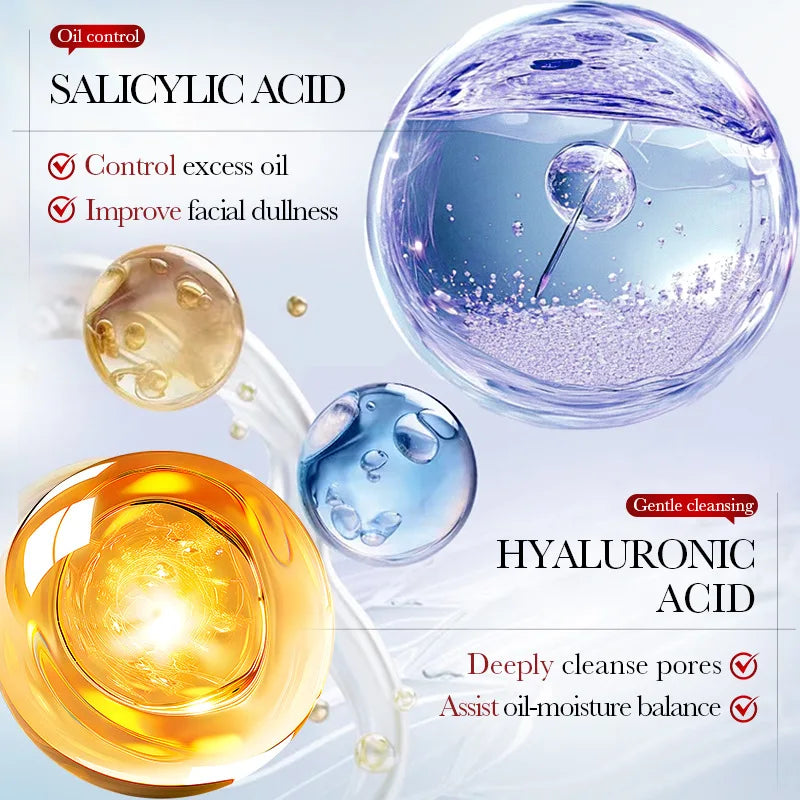 SADOER Kojic Acid Whitening Facial Cleanser Mousse Face Moisturizing Deep Cleansing Anti-aging Face Wash Foam Facial Cleanser Halalzen