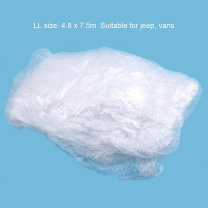 Universal Protective Shield Waterproof Transparent Car Cover Dust-Proof Full Cover for Sedan SUV Van for  Vehicle Automobile