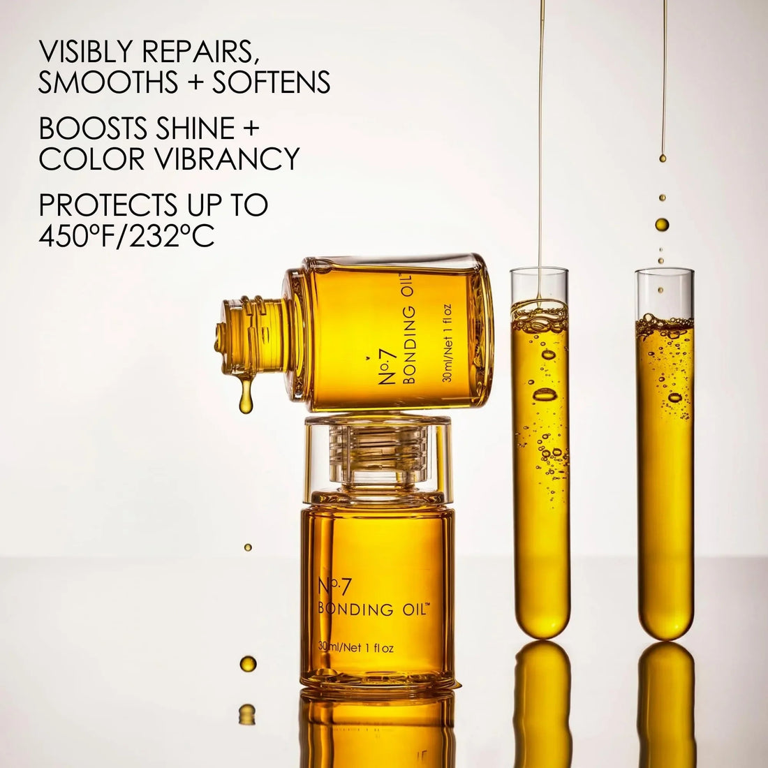 30ml No. 7 Bonding Oil Original Hair Care Repair Damaged Essential Oil Conditioners Increase Shine Softness Color Vibrancy Frizz Halalzen