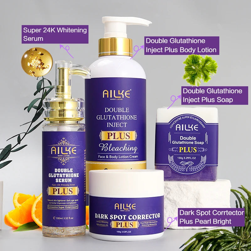 AILKE Premium Skin Lightening Cream - Dark Spot Corrector for Uneven Skin Tone - Face, Body, Underarm, Knees, Elbows, Knuckle Halalzen