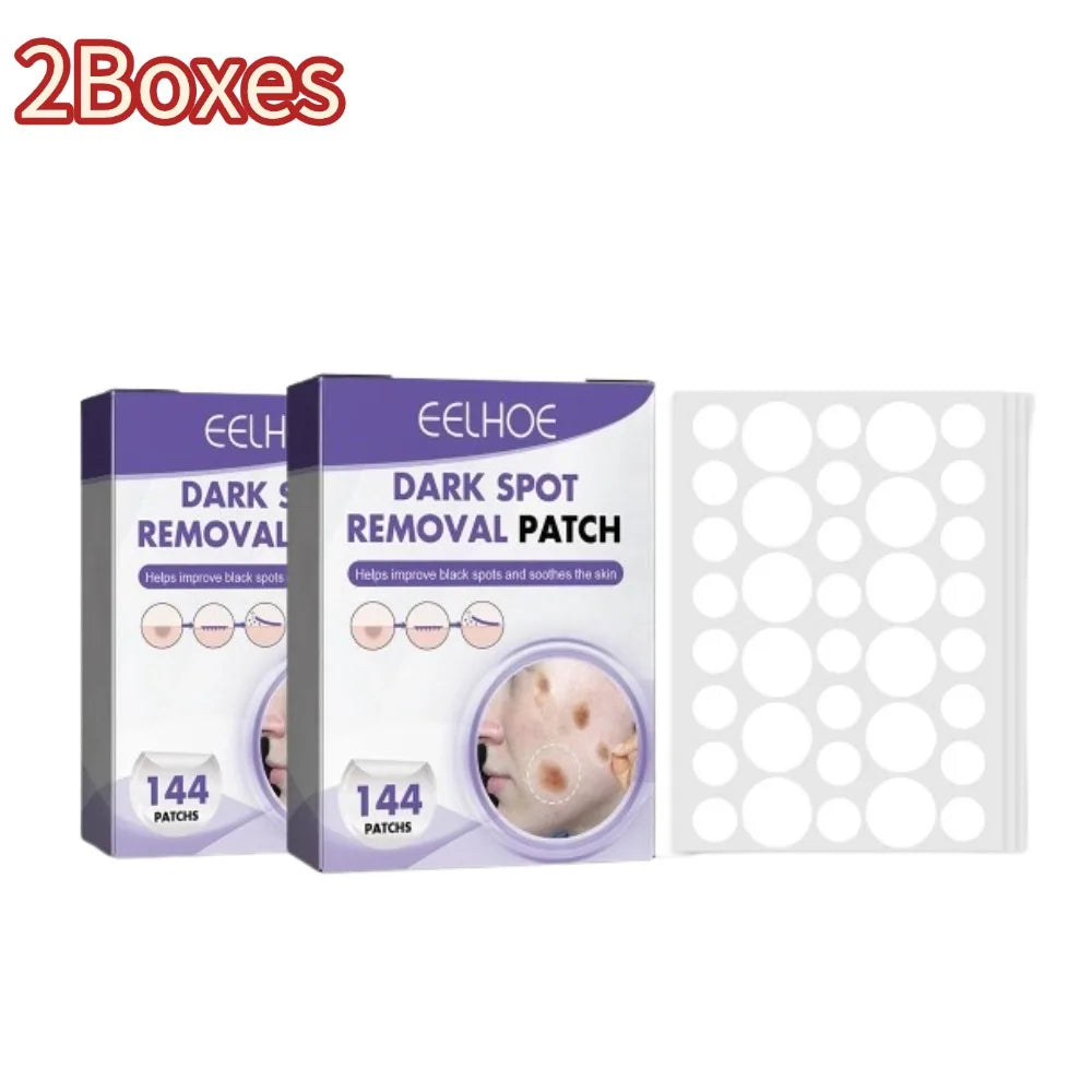 144pcs/1box Face Spot Patches Smooth Skins Improve Cleansing Black Essential Care Women Facial Skin Patch Lightening Spots