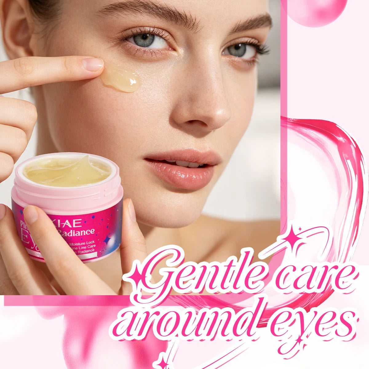 LKIAE Pink Glow Skin Care Set For Women, Anti Black Spots, Brightening, Nourishing, Moisturizing, Improve Rough Skin Beauty Kit