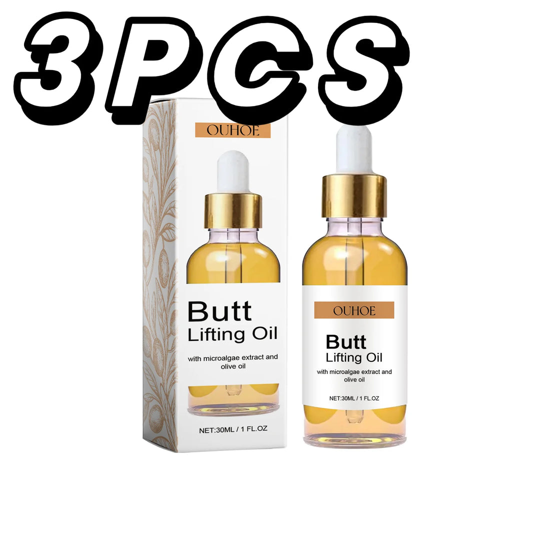 Vitamin E Butt Lifting Oil Hip Enhancement Firming Body Oil Moisturizing Essence Natural Skin Care Body Massage Oil Body Lotion
